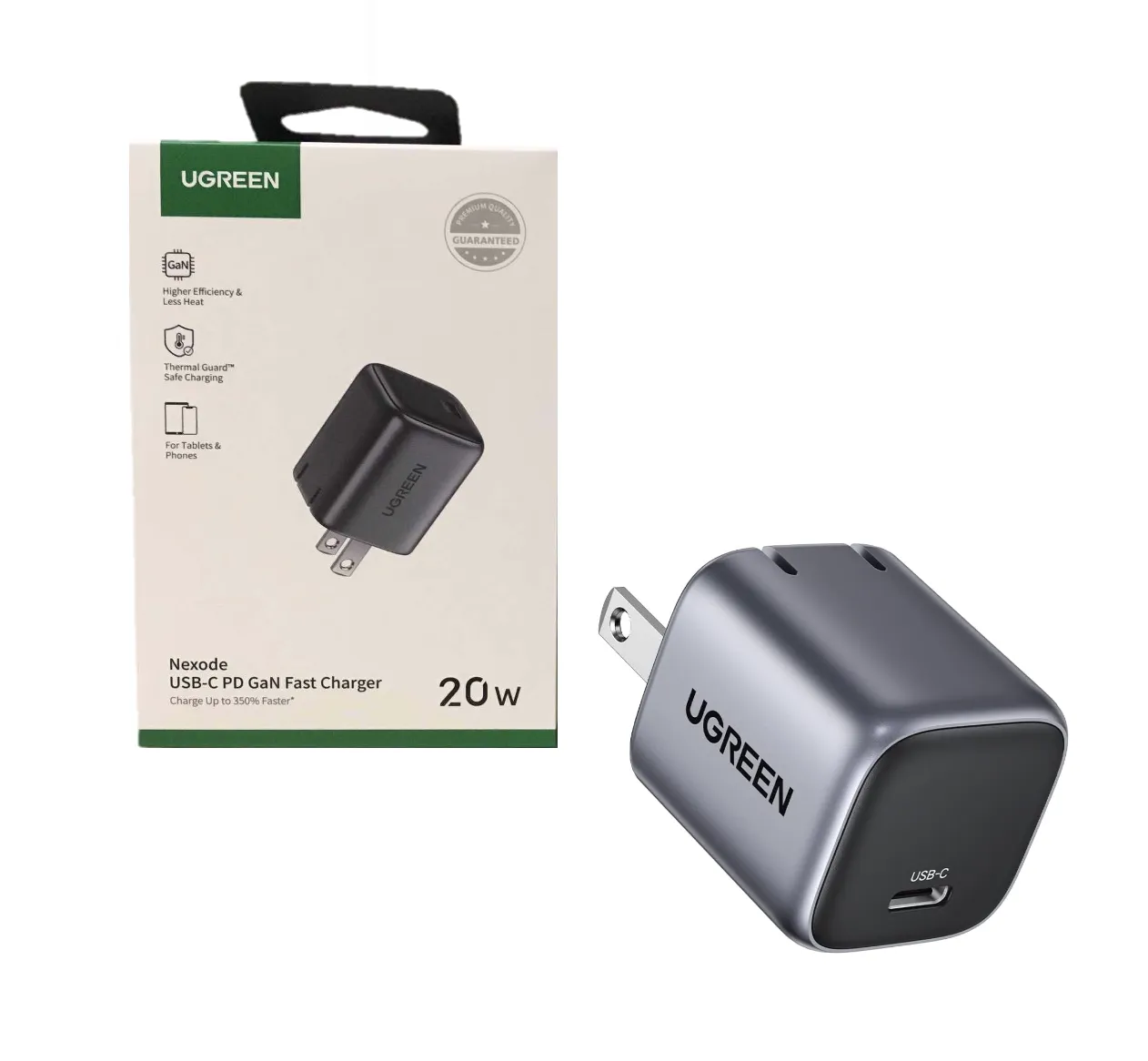 Clic para ver en pantalla completa Cubo de Carga Original Ugreen 20W